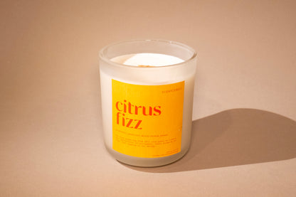 citrus fizz wood wick candle