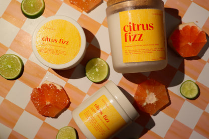 citrus fizz wood wick candle