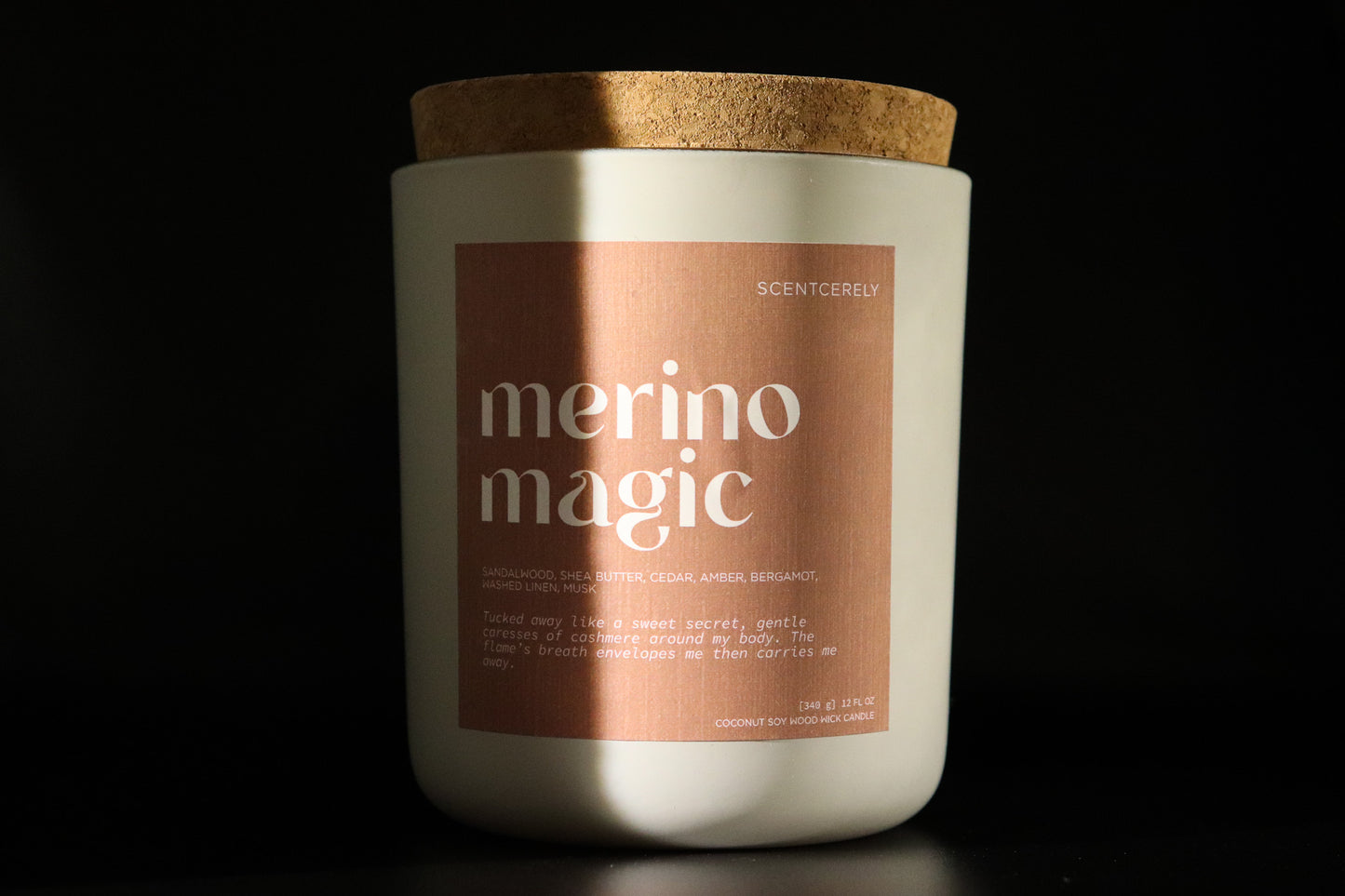 merino magic wood wick candle